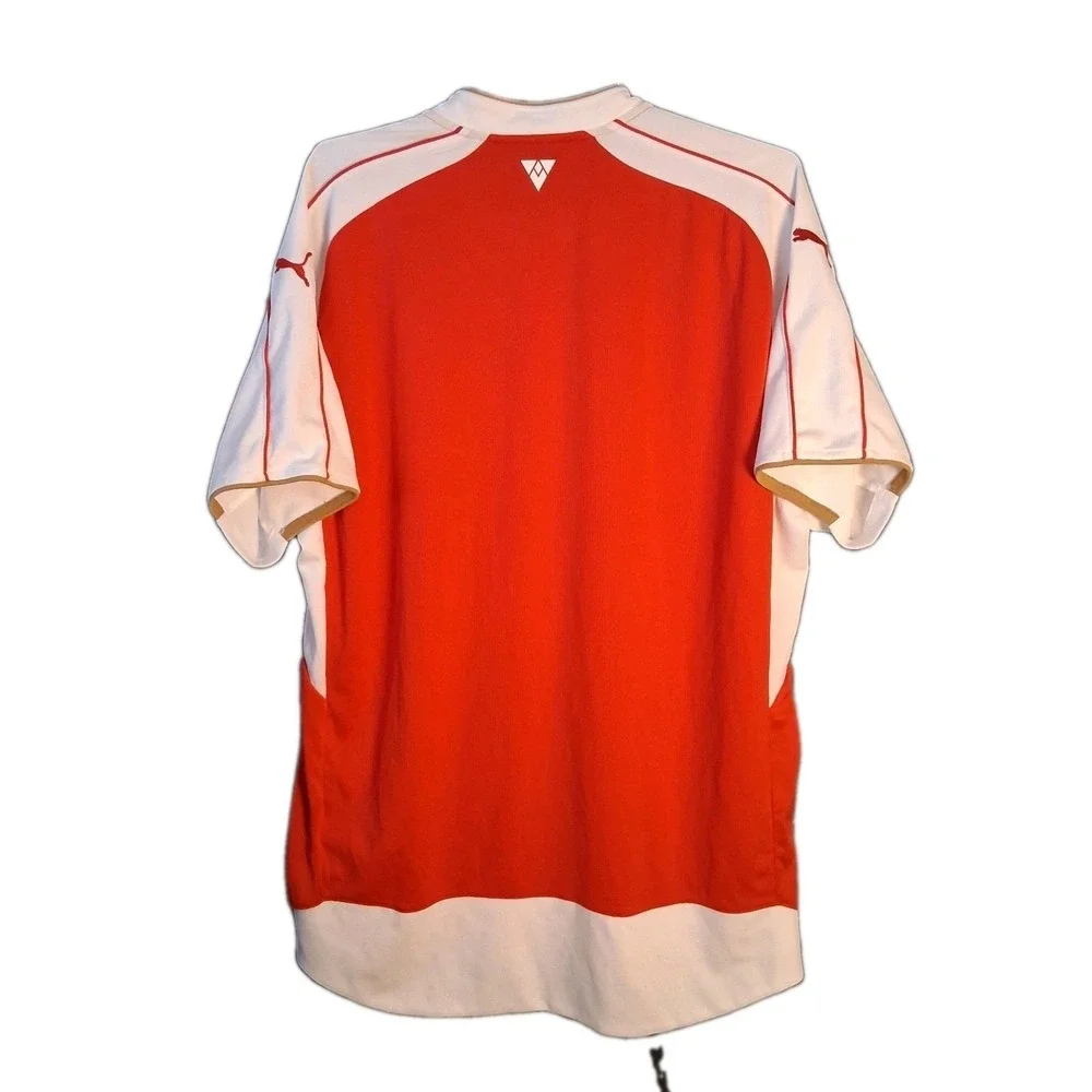 Puma Arsenal FC Soccer Jersey Men's XL Red White 2015-2016 Football Home